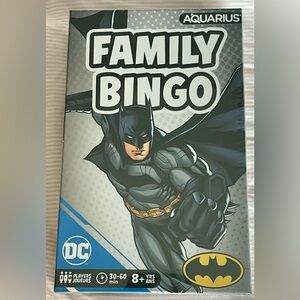 DC Batman Family Bingo - Black and Blue